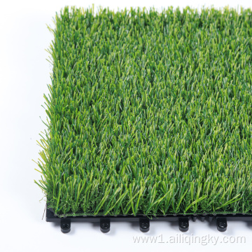 Artificial turf tiles for balcony